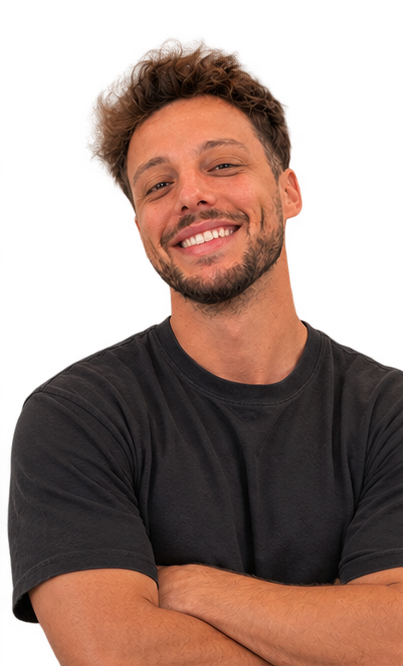 Kory, souriant